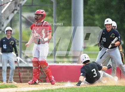 Thumbnail 1 in Monsignor Bonner/Archbishop Prendergast Catholic vs. Holy Ghost Prep (PIAA 4A Quarterfinals) photogallery.