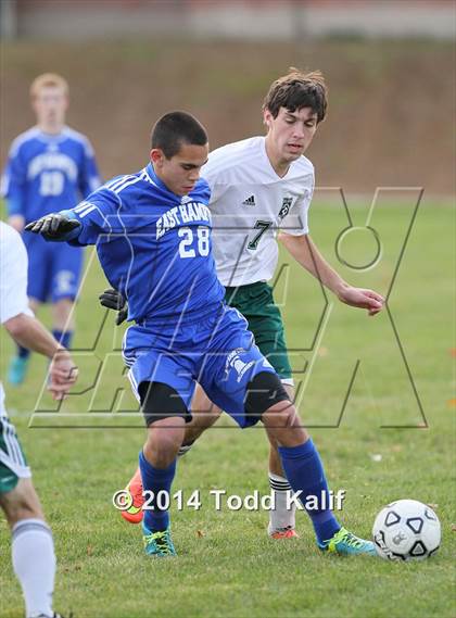 Thumbnail 2 in East Hampton @ Griswold (CIAC Class S Quarterfinal) photogallery.