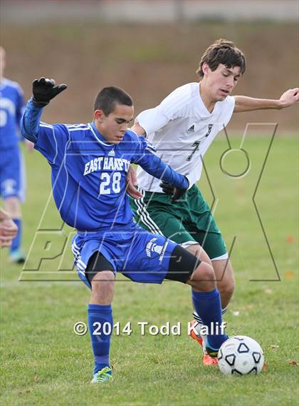Thumbnail 3 in East Hampton @ Griswold (CIAC Class S Quarterfinal) photogallery.