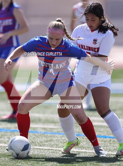 Thumbnail 1 in Harlingen vs. Westlake (UIL 6A Soccer Regional Semifinals) photogallery.