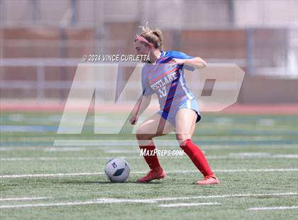 Thumbnail 3 in Harlingen vs. Westlake (UIL 6A Soccer Regional Semifinals) photogallery.