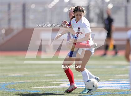 Thumbnail 2 in Harlingen vs. Westlake (UIL 6A Soccer Regional Semifinals) photogallery.