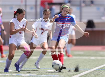Thumbnail 2 in Harlingen vs. Westlake (UIL 6A Soccer Regional Semifinals) photogallery.