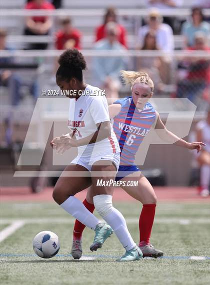 Thumbnail 1 in Harlingen vs. Westlake (UIL 6A Soccer Regional Semifinals) photogallery.