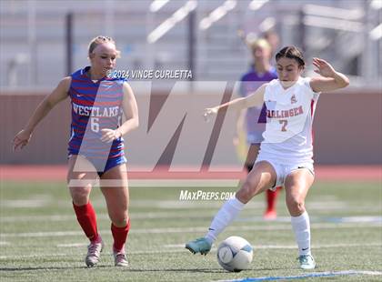 Thumbnail 3 in Harlingen vs. Westlake (UIL 6A Soccer Regional Semifinals) photogallery.