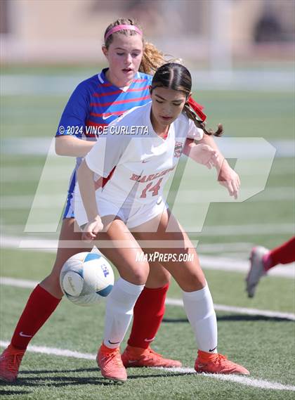 Thumbnail 2 in Harlingen vs. Westlake (UIL 6A Soccer Regional Semifinals) photogallery.