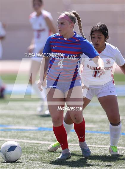 Thumbnail 1 in Harlingen vs. Westlake (UIL 6A Soccer Regional Semifinals) photogallery.