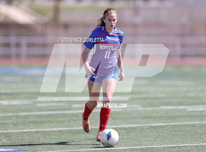 Thumbnail 2 in Harlingen vs. Westlake (UIL 6A Soccer Regional Semifinals) photogallery.