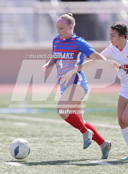 Thumbnail 2 in Harlingen vs. Westlake (UIL 6A Soccer Regional Semifinals) photogallery.