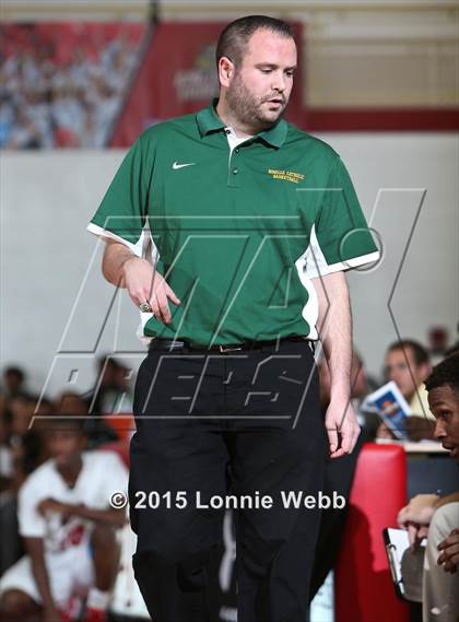 Thumbnail 1 in Roselle Catholic vs. Newark East Side (Hoop Group Tip-Off Showcase) photogallery.