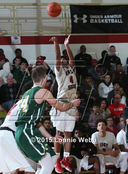 Thumbnail 3 in Roselle Catholic vs. Newark East Side (Hoop Group Tip-Off Showcase) photogallery.