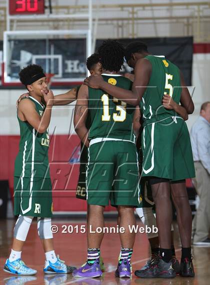 Thumbnail 1 in Roselle Catholic vs. Newark East Side (Hoop Group Tip-Off Showcase) photogallery.