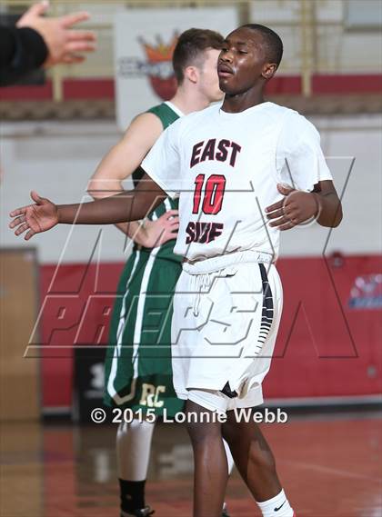 Thumbnail 1 in Roselle Catholic vs. Newark East Side (Hoop Group Tip-Off Showcase) photogallery.