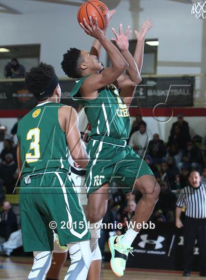Thumbnail 3 in Roselle Catholic vs. Newark East Side (Hoop Group Tip-Off Showcase) photogallery.