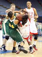 Fighting for the ball. ... battling for the championship. 