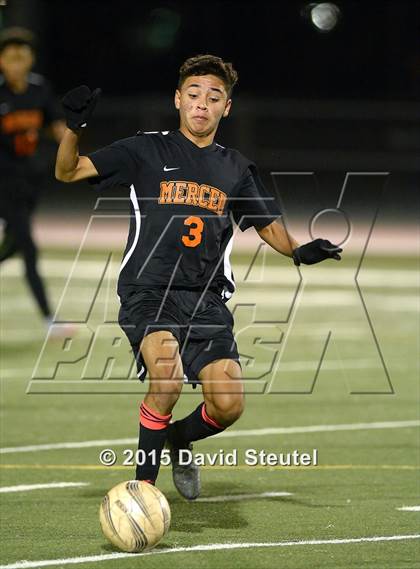 Thumbnail 3 in Merced @ Cosumnes Oaks (CIF SJS D2 Playoffs) photogallery.