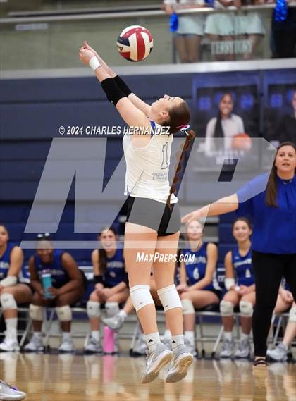Thumbnail 2 in Weiss vs. Friendswood (UIL 5A Volleyball Division II  Region 3 Semifinal)  photogallery.