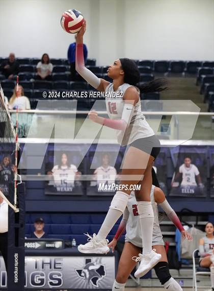 Thumbnail 2 in Weiss vs. Friendswood (UIL 5A Volleyball Division II  Region 3 Semifinal)  photogallery.