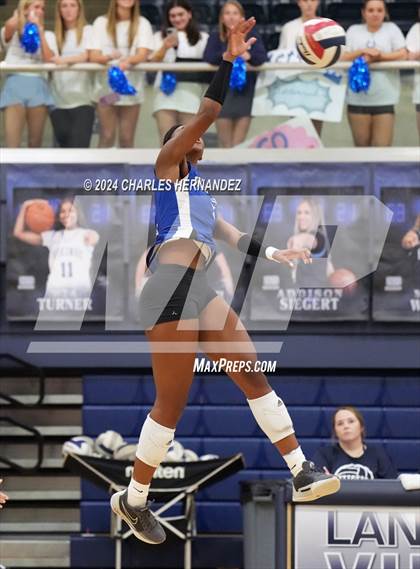 Thumbnail 2 in Weiss vs. Friendswood (UIL 5A Volleyball Division II  Region 3 Semifinal)  photogallery.