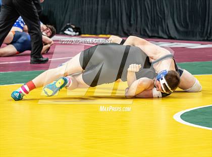 Thumbnail 1 in NYSPHSAA Wrestling D2 Round 1 (152lbs to 285lbs) photogallery.