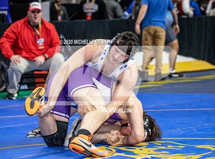 Thumbnail 2 in NYSPHSAA Wrestling D2 Round 1 (152lbs to 285lbs) photogallery.