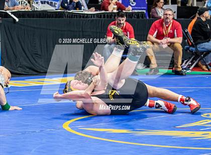 Thumbnail 2 in NYSPHSAA Wrestling D2 Round 1 (152lbs to 285lbs) photogallery.