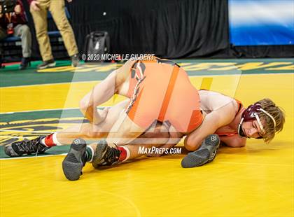 Thumbnail 3 in NYSPHSAA Wrestling D2 Round 1 (152lbs to 285lbs) photogallery.