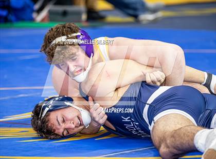 Thumbnail 2 in NYSPHSAA Wrestling D2 Round 1 (152lbs to 285lbs) photogallery.