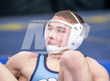 Thumbnail 3 in NYSPHSAA Wrestling D2 Round 1 (152lbs to 285lbs) photogallery.