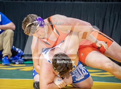Thumbnail 2 in NYSPHSAA Wrestling D2 Round 1 (152lbs to 285lbs) photogallery.