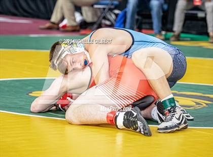 Thumbnail 2 in NYSPHSAA Wrestling D2 Round 1 (152lbs to 285lbs) photogallery.