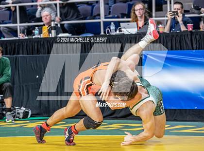Thumbnail 1 in NYSPHSAA Wrestling D2 Round 1 (152lbs to 285lbs) photogallery.