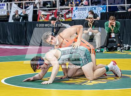 Thumbnail 3 in NYSPHSAA Wrestling D2 Round 1 (152lbs to 285lbs) photogallery.