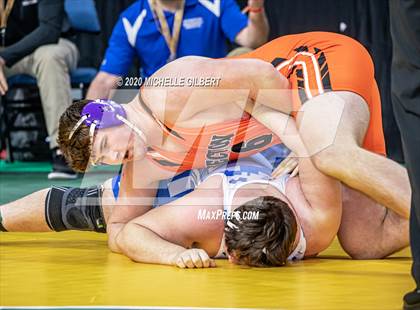 Thumbnail 1 in NYSPHSAA Wrestling D2 Round 1 (152lbs to 285lbs) photogallery.