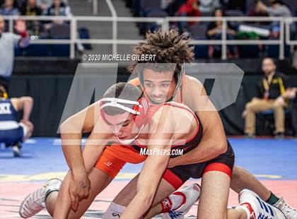 Thumbnail 1 in NYSPHSAA Wrestling D2 Round 1 (152lbs to 285lbs) photogallery.