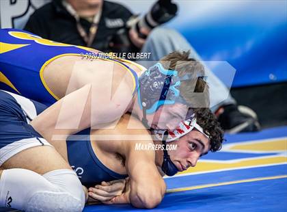 Thumbnail 3 in NYSPHSAA Wrestling D2 Round 1 (152lbs to 285lbs) photogallery.