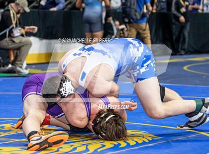 Thumbnail 3 in NYSPHSAA Wrestling D2 Round 1 (152lbs to 285lbs) photogallery.