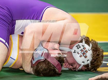 Thumbnail 2 in NYSPHSAA Wrestling D2 Round 1 (152lbs to 285lbs) photogallery.