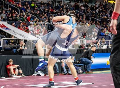 Thumbnail 3 in NYSPHSAA Wrestling D2 Round 1 (152lbs to 285lbs) photogallery.