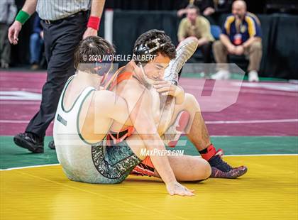 Thumbnail 2 in NYSPHSAA Wrestling D2 Round 1 (152lbs to 285lbs) photogallery.