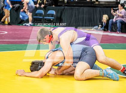 Thumbnail 3 in NYSPHSAA Wrestling D2 Round 1 (152lbs to 285lbs) photogallery.