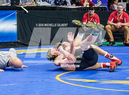 Thumbnail 3 in NYSPHSAA Wrestling D2 Round 1 (152lbs to 285lbs) photogallery.