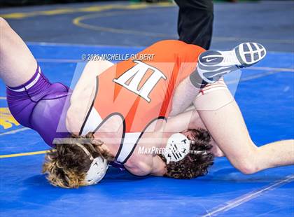 Thumbnail 2 in NYSPHSAA Wrestling D2 Round 1 (152lbs to 285lbs) photogallery.