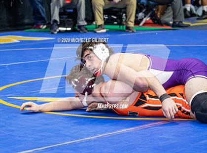 Thumbnail 1 in NYSPHSAA Wrestling D2 Round 1 (152lbs to 285lbs) photogallery.