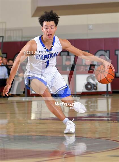 Thumbnail 2 in Capital Christian vs. Garfield (Rancho Mirage Holiday Invitational) photogallery.