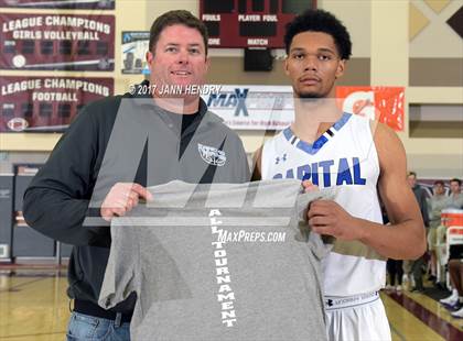 Thumbnail 1 in Capital Christian vs. Garfield (Rancho Mirage Holiday Invitational) photogallery.