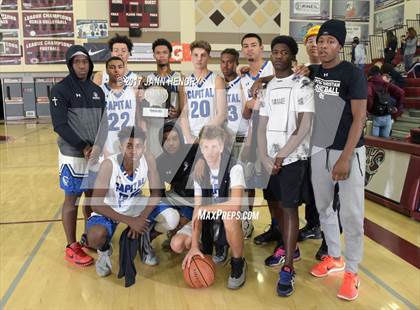 Thumbnail 2 in Capital Christian vs. Garfield (Rancho Mirage Holiday Invitational) photogallery.