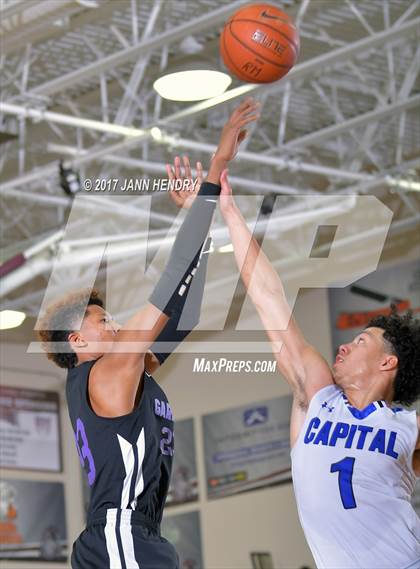 Thumbnail 3 in Capital Christian vs. Garfield (Rancho Mirage Holiday Invitational) photogallery.