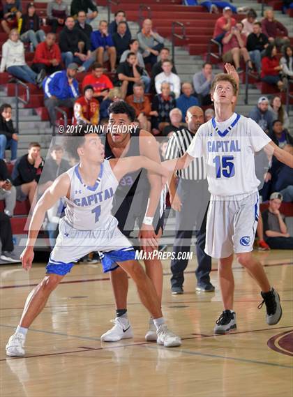 Thumbnail 3 in Capital Christian vs. Garfield (Rancho Mirage Holiday Invitational) photogallery.
