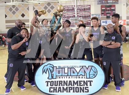 Thumbnail 1 in Capital Christian vs. Garfield (Rancho Mirage Holiday Invitational) photogallery.